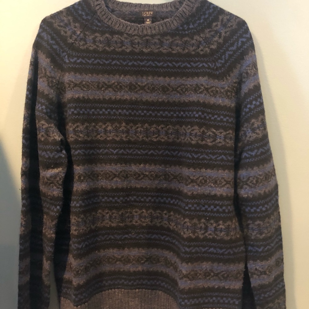 Blue J.Crew wool sweater